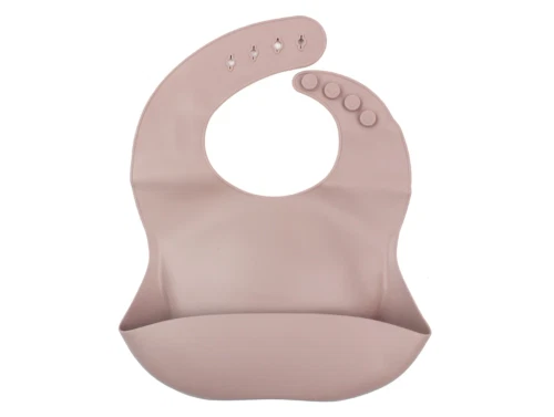 Mushie warm taupe hagesmæk silikone